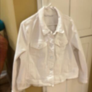 Women’s White Denim Jacket